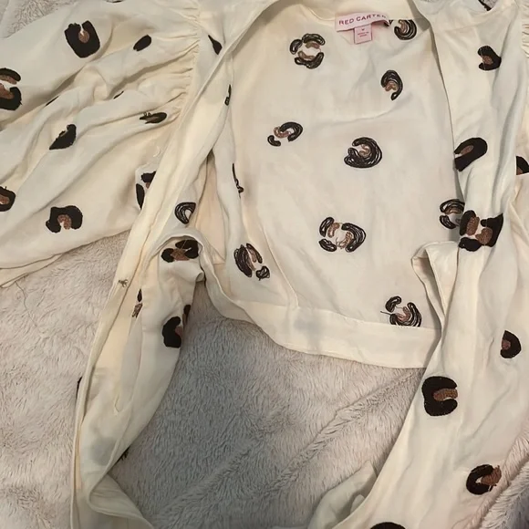 Red Carter Tie Front Top - Picture 5 of 8